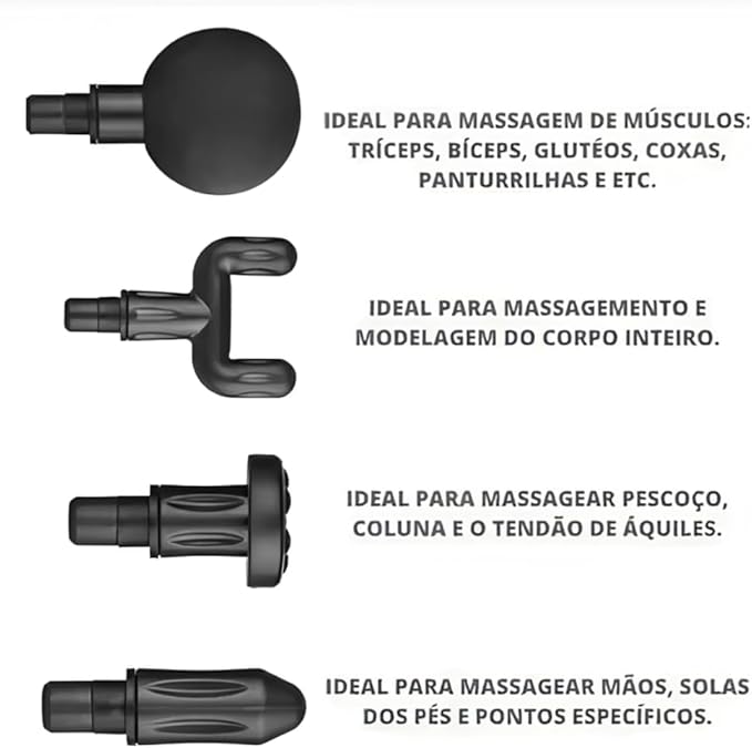 Massageador Elétrico Alta Frequência Muscular Massagem - Imagem 7