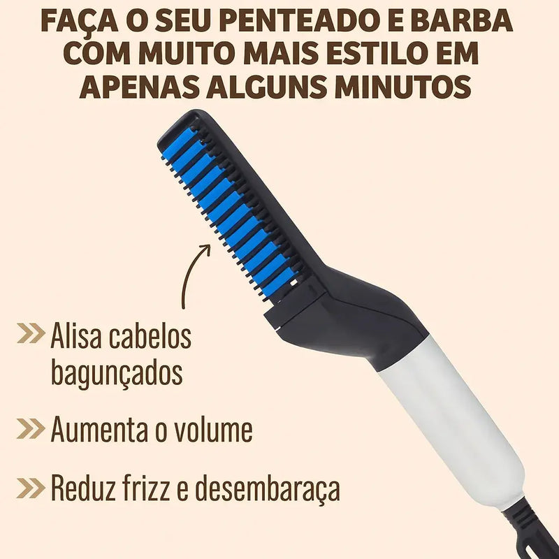 Chapinha Prancha Modelador E Alisador De Cabelo E Barba - Imagem 4