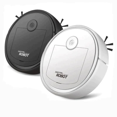 Aspiradora Robot Inteligente 3 en 1, Silenciosa, Recargable por USB, Ideal para Mascotas