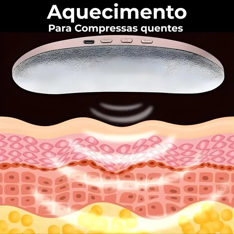 Cinta Térmica Massageadora com 3 Níveis de Aquecimento e Vibração - Imagem 4