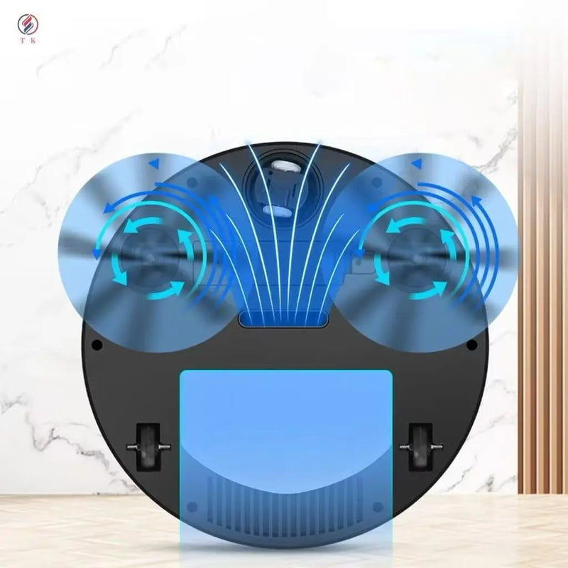 Aspiradora Robot Inteligente 3 en 1, Silenciosa, Recargable por USB, Ideal para Mascotas - Imagem 6