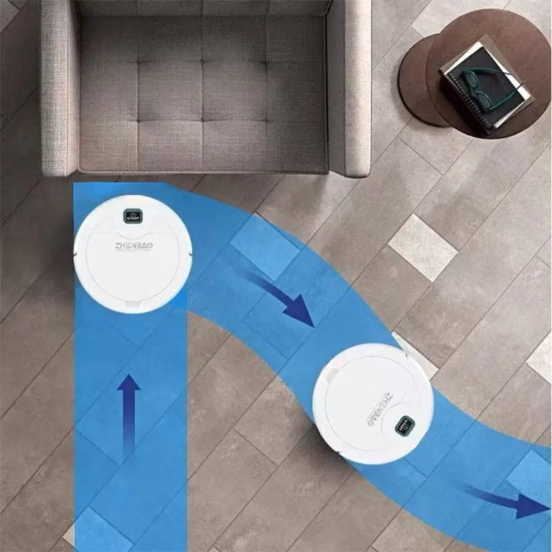 Aspiradora Robot Inteligente 3 en 1, Silenciosa, Recargable por USB, Ideal para Mascotas - Imagem 7